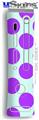 XBOX 360 Faceplate Skin - Kearas Polka Dots Purple And Blue