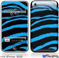 iPhone 3GS Skin - Zebra Blue