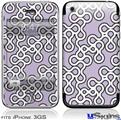 iPhone 3GS Skin - Locknodes 03 Lavender