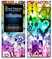 iPod Nano 5G Skin - Scene Kid Sketches Rainbow