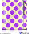 Sony PS3 Skin - Kearas Polka Dots Purple On Cream