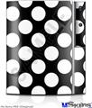 Sony PS3 Skin - Kearas Polka Dots White On Black