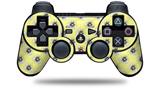 Sony PS3 Controller Decal Style Skin - Kearas Daisies Yellow (CONTROLLER NOT INCLUDED)