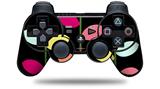Sony PS3 Controller Decal Style Skin - Plain Leaves On Black (CONTROLLER NOT INCLUDED)