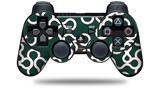Sony PS3 Controller Decal Style Skin - Locknodes 03 Hunter Green (CONTROLLER NOT INCLUDED)