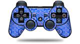 Sony PS3 Controller Decal Style Skin - Gothic Punk Pattern Blue (CONTROLLER NOT INCLUDED)
