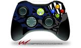 XBOX 360 Wireless Controller Decal Style Skin - Baja 0040 Blue Navy (CONTROLLER NOT INCLUDED)