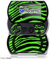 Zebra Green - Decal Style Skins (fits Sony PSPgo)