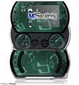 Bokeh Music Seafoam Green - Decal Style Skins (fits Sony PSPgo)