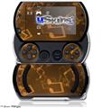 Bokeh Music Orange - Decal Style Skins (fits Sony PSPgo)