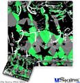 Decal Skin compatible with Sony PS3 Slim SceneKid Green