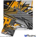 Decal Skin compatible with Sony PS3 Slim Baja 0032 Orange