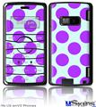 LG enV2 Skin - Kearas Polka Dots Purple And Blue