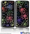 LG enV2 Skin - Kearas Flowers on Black