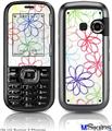 LG Rumor 2 Skin - Kearas Flowers on White
