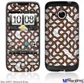 HTC Droid Eris Skin - Locknodes 01 Burnt Orange