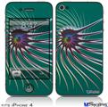 iPhone 4 Decal Style Vinyl Skin - Flagellum (DOES NOT fit newer iPhone 4S)