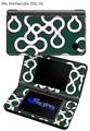 Locknodes 03 Hunter Green - Decal Style Skin fits Nintendo DSi XL (DSi SOLD SEPARATELY)