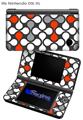 Locknodes 05 Red - Decal Style Skin fits Nintendo DSi XL (DSi SOLD SEPARATELY)