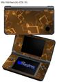 Bokeh Music Orange - Decal Style Skin fits Nintendo DSi XL (DSi SOLD SEPARATELY)