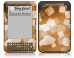 Bokeh Squared Orange - Decal Style Skin fits Amazon Kindle 3 Keyboard (with 6 inch display)