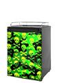 Kegerator Skin - Skull Camouflage (fits medium sized dorm fridge and kegerators)