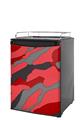 Kegerator Skin - Camouflage Red (fits medium sized dorm fridge and kegerators)