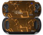 Bokeh Music Orange - Decal Style Skin fits Sony PS Vita