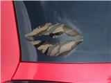 Lips Decal 9x5.5 Camouflage Brown