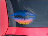Lips Decal 9x5.5 Smooth Fades Sunset