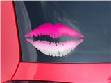 Lips Decal 9x5.5 Smooth Fades White Hot Pink