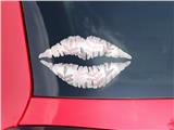 Lips Decal 9x5.5 Watercolor Leaves