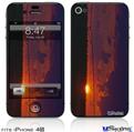 iPhone 4S Decal Style Vinyl Skin - South GA Sunset