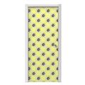 Kearas Daisies Yellow Door Skin (fits doors up to 34x84 inches)