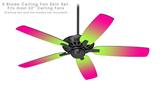 Smooth Fades Neon Green Hot Pink - Ceiling Fan Skin Kit fits most 52 inch fans (FAN and BLADES SOLD SEPARATELY)