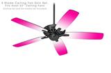 Smooth Fades White Hot Pink - Ceiling Fan Skin Kit fits most 52 inch fans (FAN and BLADES SOLD SEPARATELY)