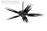 Lightning Black - Ceiling Fan Skin Kit fits most 52 inch fans (FAN and BLADES SOLD SEPARATELY)