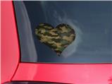 WraptorCamo Digital Camo Timber - I Heart Love Car Window Decal 6.5 x 5.5 inches